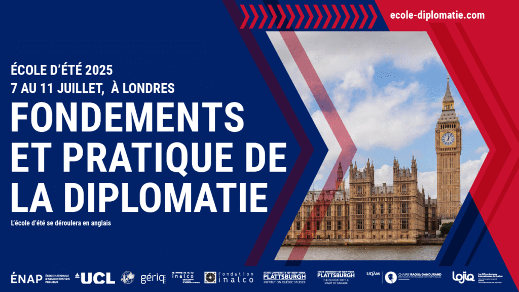 École d’été – Fondements et pratique de la diplomatie